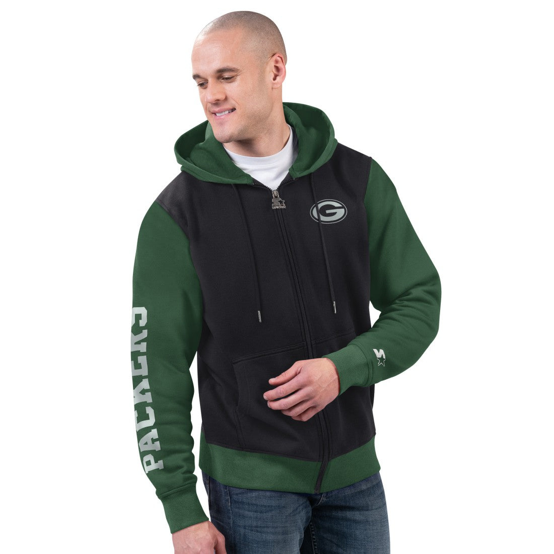 Green Bay Packers  Starter Thursday Night Gridiron Full-Zip Hoodie