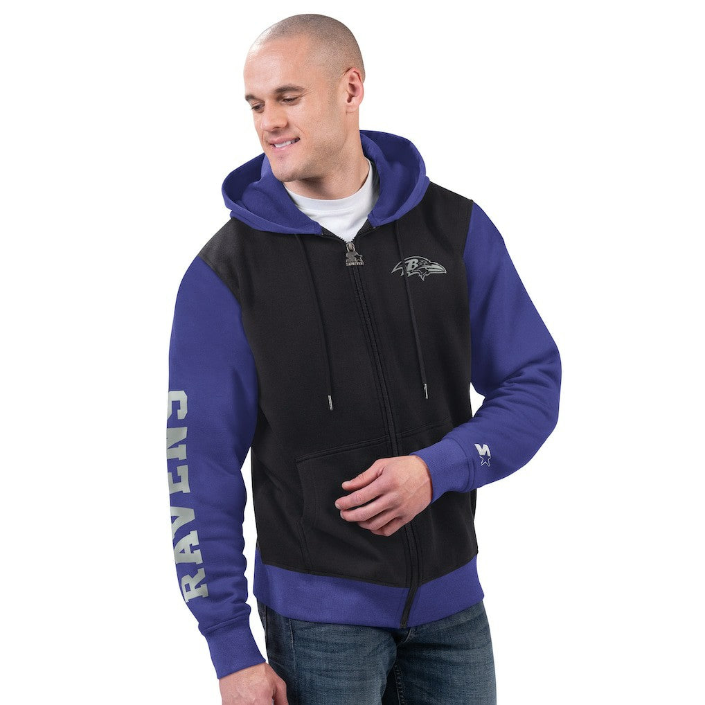 Baltimore Ravens  Starter Thursday Night Gridiron Full-Zip Hoodie