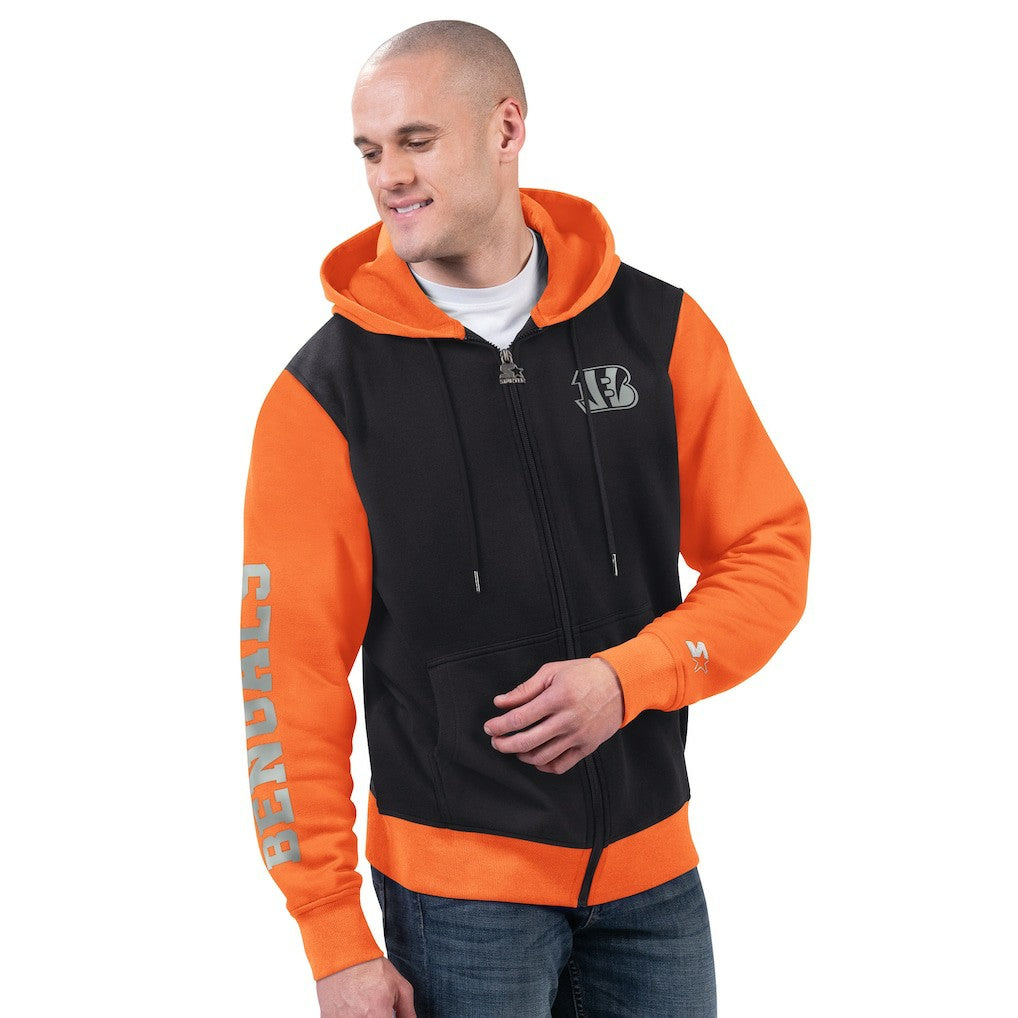 Cincinnati Bengals  Starter Thursday Night Gridiron Full-Zip Hoodie