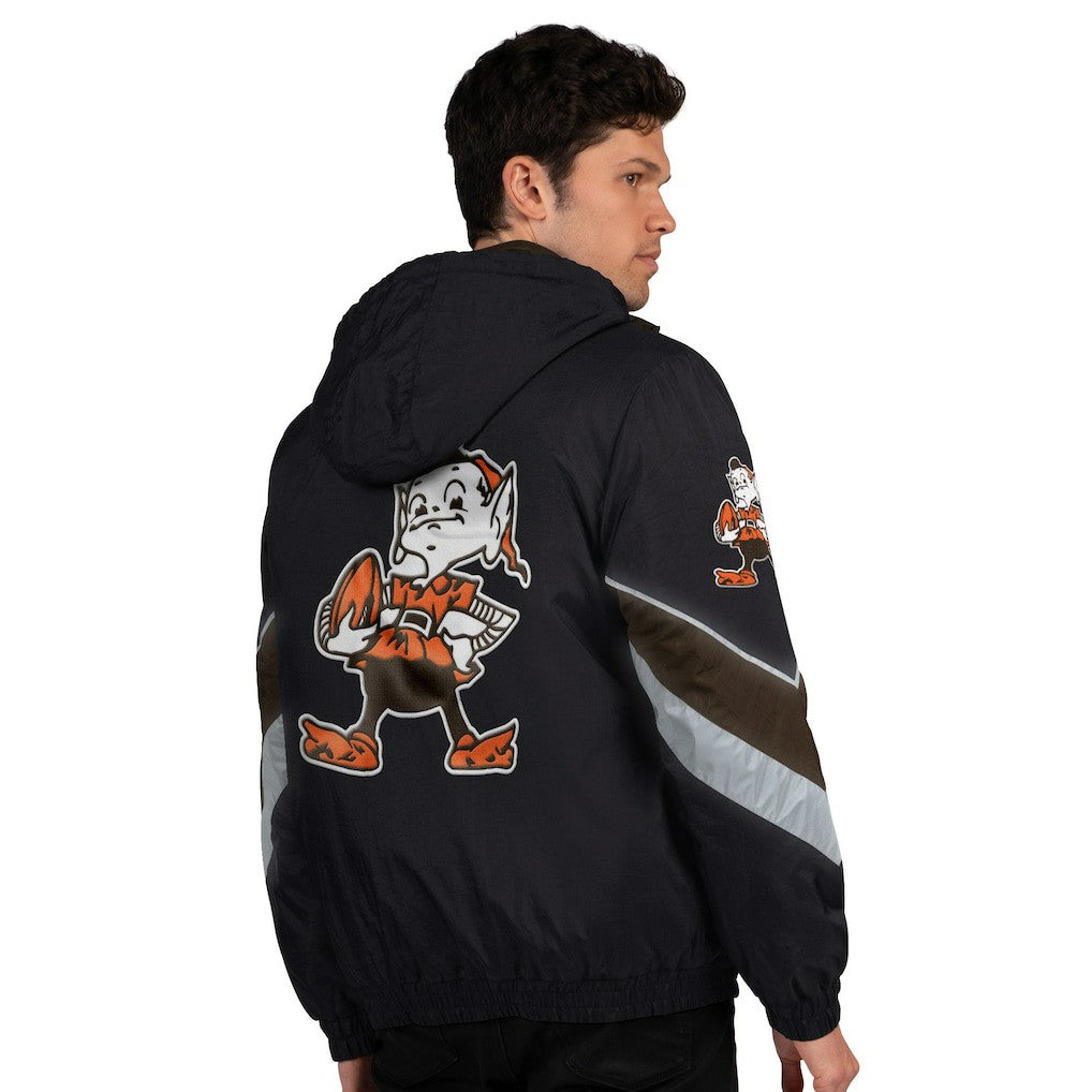 Cleveland Browns  Starter Thursday Night Gridiron Vintage Logo Full-Zip Hoodie