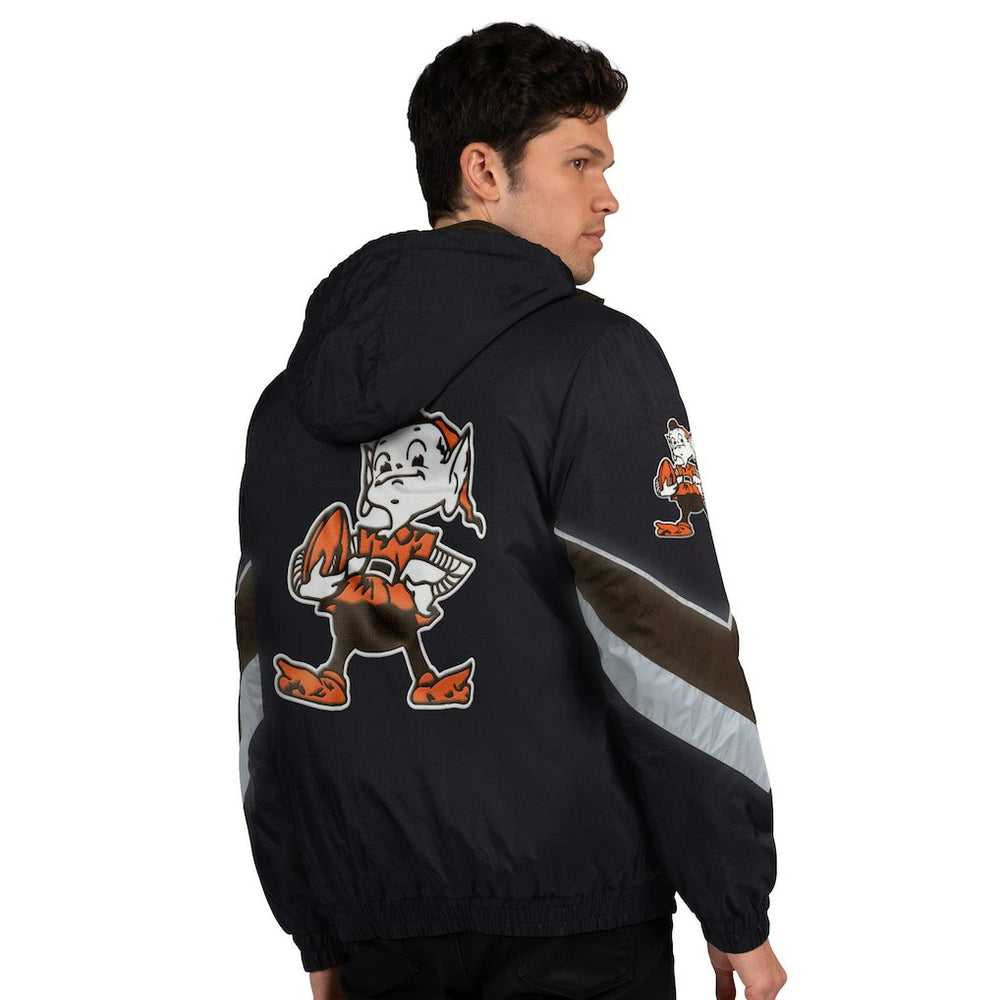 Cleveland Browns  Starter Thursday Night Gridiron Vintage Logo Full-Zip Hoodie