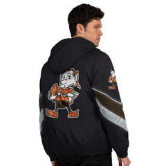 Cleveland Browns  Starter Thursday Night Gridiron Vintage Logo Full-Zip Hoodie