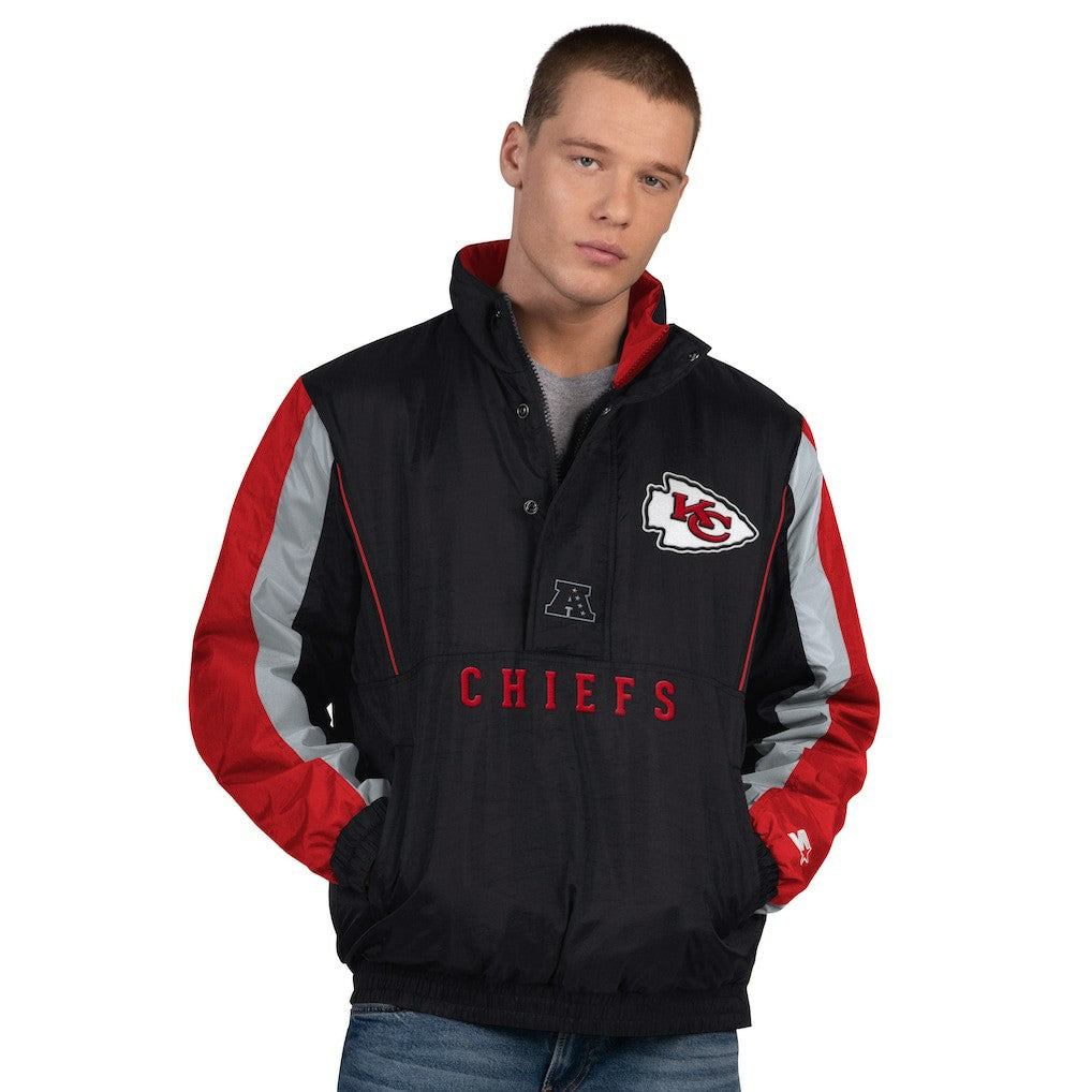 Kansas City Chiefs  Starter Thursday Night Gridiron Half-Zip Jacket