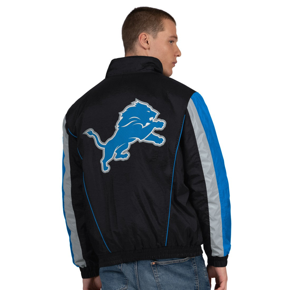 Detroit Lions  Starter Thursday Night Gridiron Half-Zip Jacket