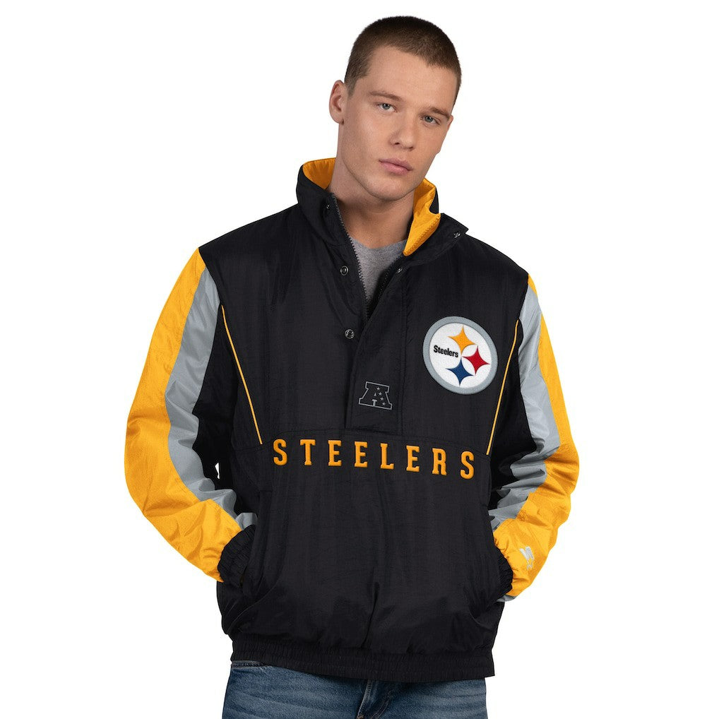 Pittsburgh Steelers  Starter Thursday Night Gridiron Half-Zip Jacket