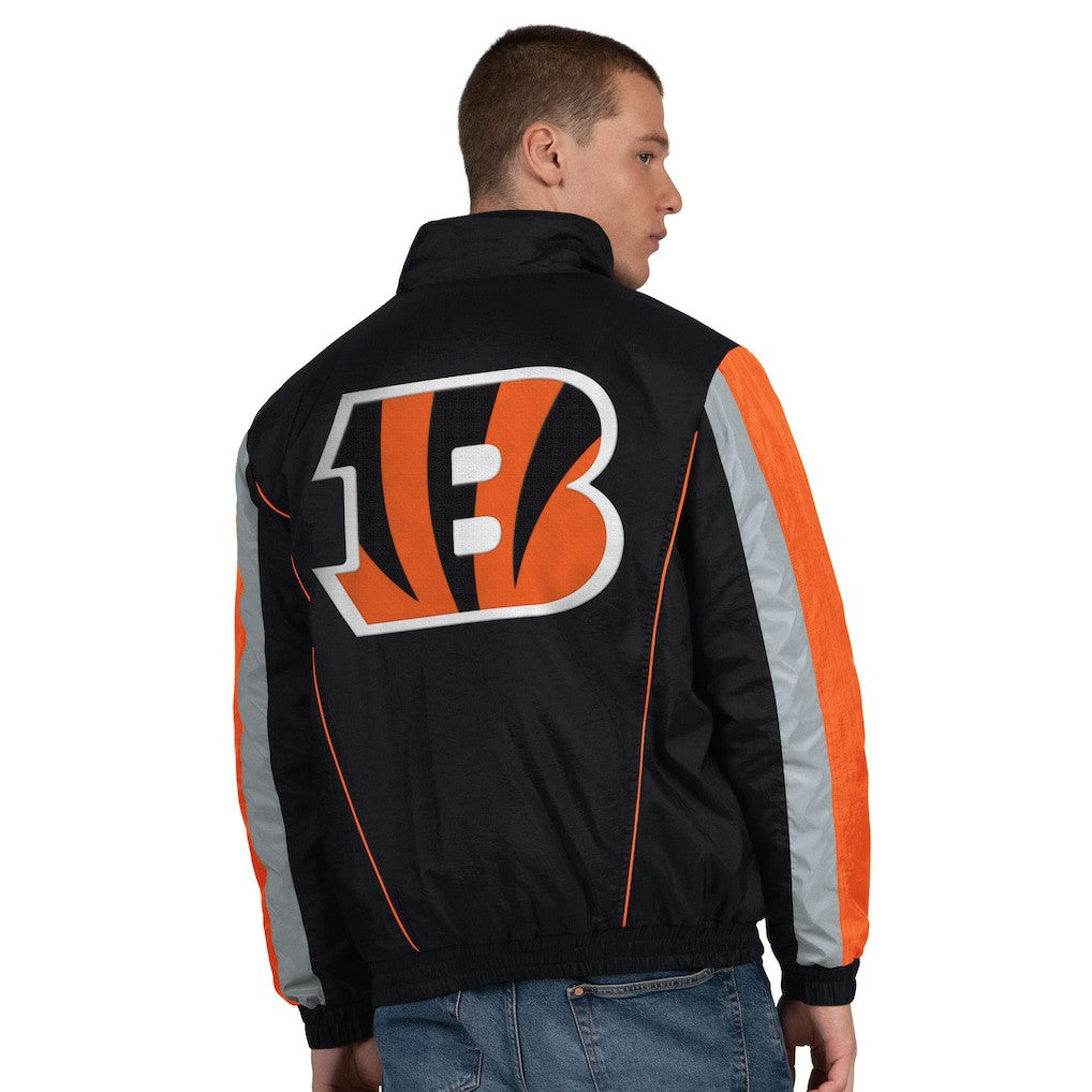 Cincinnati Bengals  Starter Thursday Night Gridiron Half-Zip Jacket