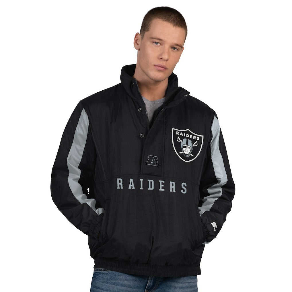 Las Vegas Raiders  Starter Thursday Night Gridiron Half-Zip Jacket