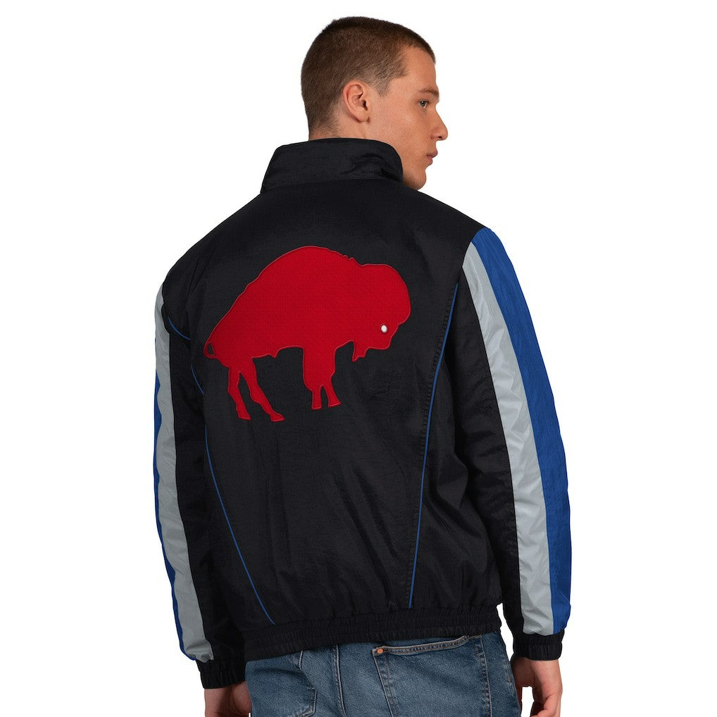 Buffalo Bills  Starter Thursday Night Gridiron Vintage Logo Half-Zip Jacket