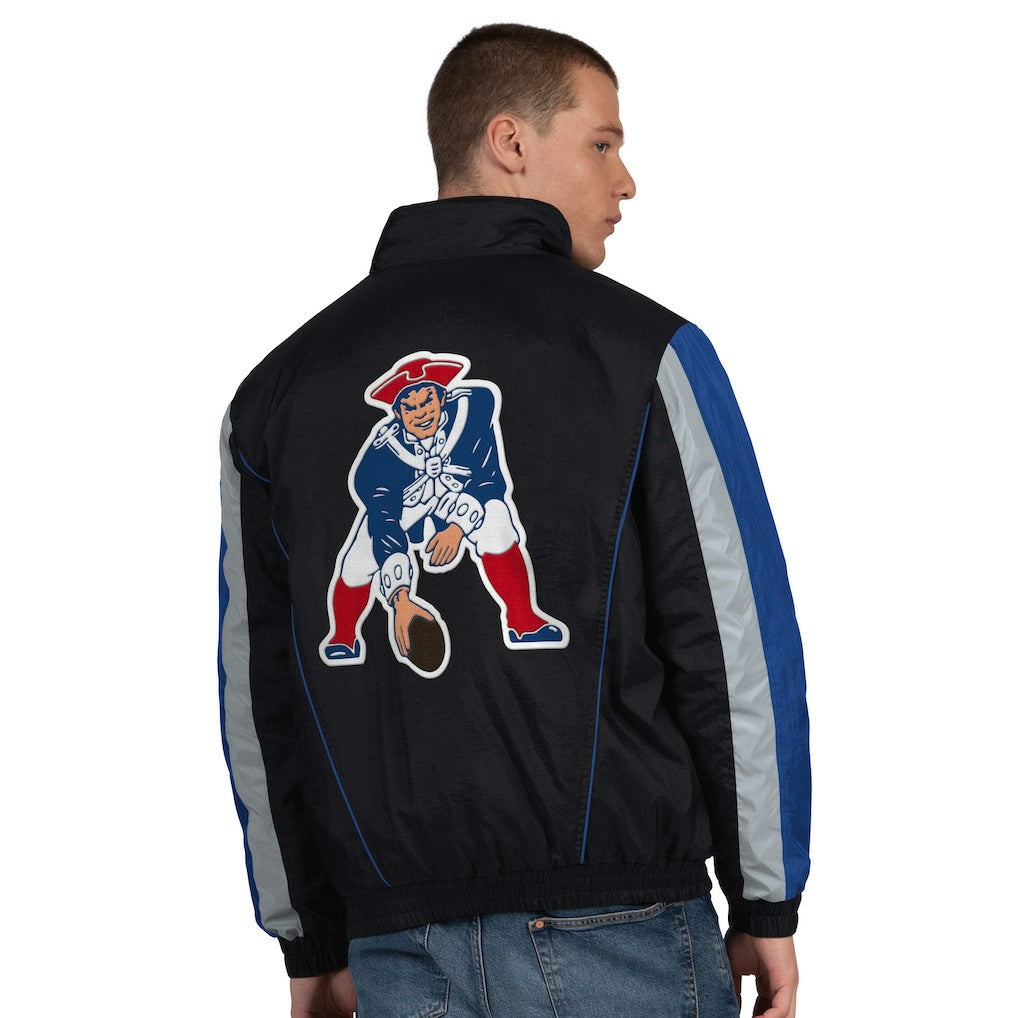 New England Patriots  Starter Thursday Night Gridiron Vintage Logo Half-Zip Jacket