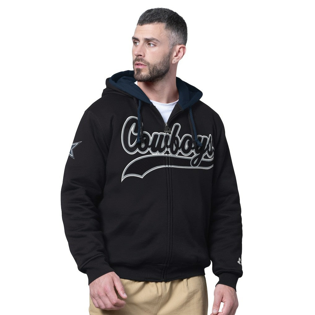 Dallas Cowboys  Starter Big Shot Full-Zip Double Hoodie