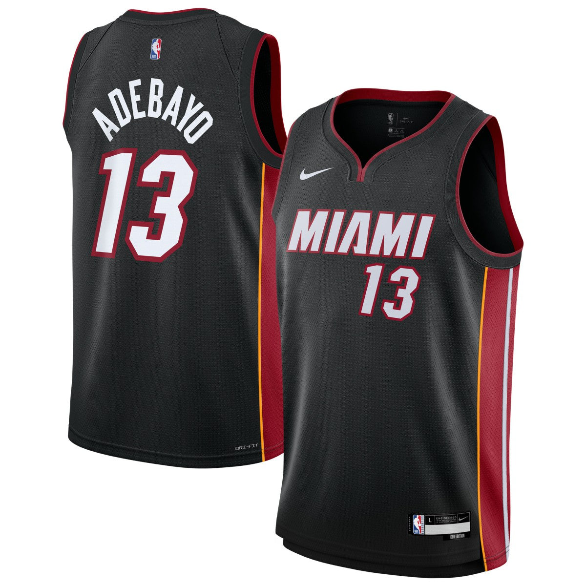 Bam Adebayo Miami Heat Youth Swingman Jersey On Sale