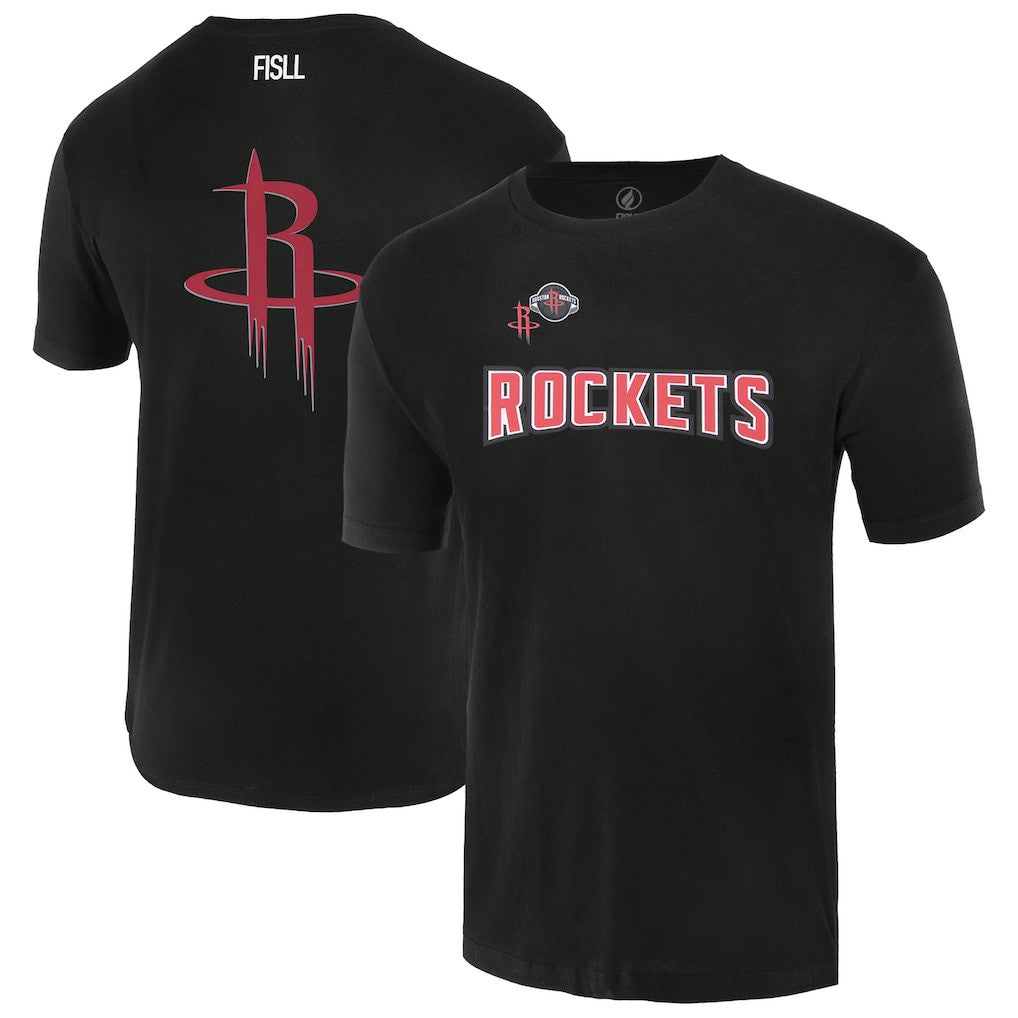 Houston Rockets FISLL Unisex Oversize Logo T-Shirt Outlet