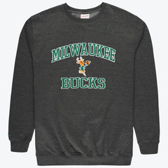 Milwaukee Bucks Hardwood Classics Big & Tall Crewneck Sweatshirt For Sale