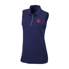 Boston Red Sox Columbia Women's Tend The Ball Sleeveless Polo | MLB Shop