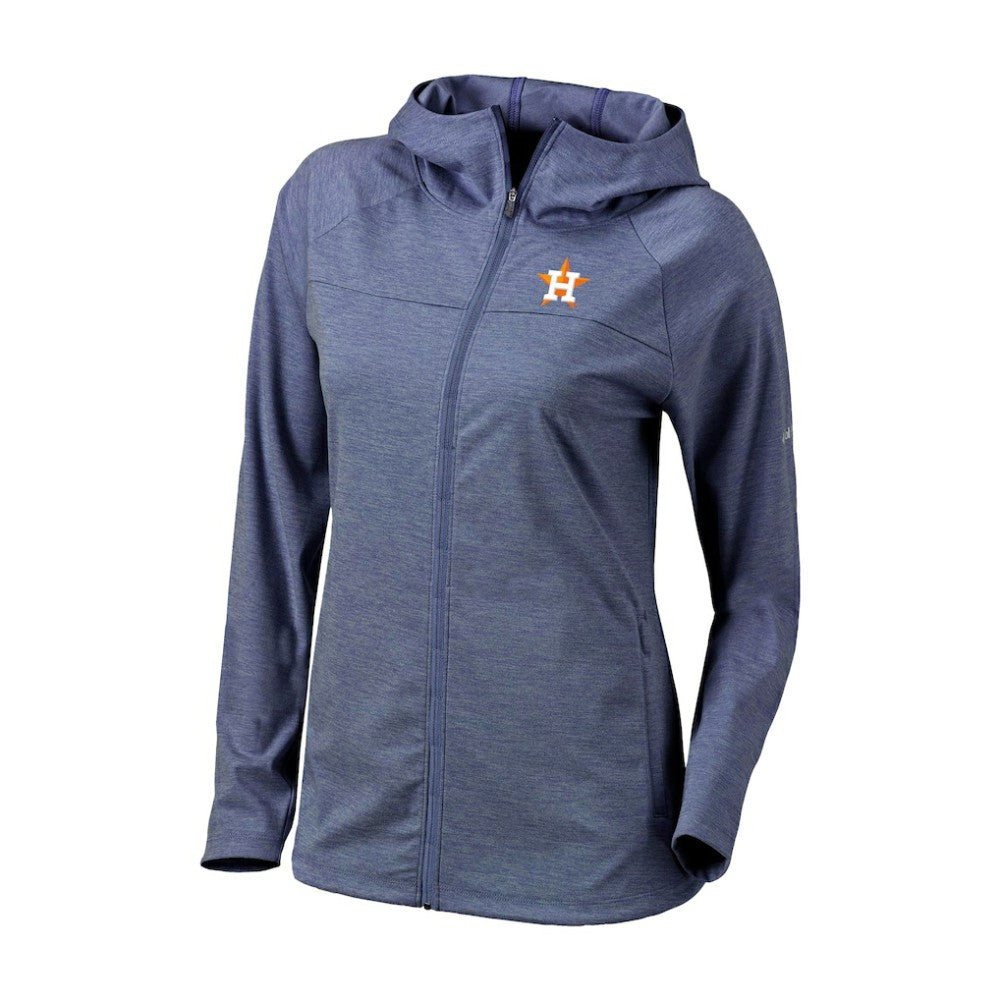 Houston Astros Columbia Women's Half Shot Full-Zip Hoodie | MLB New