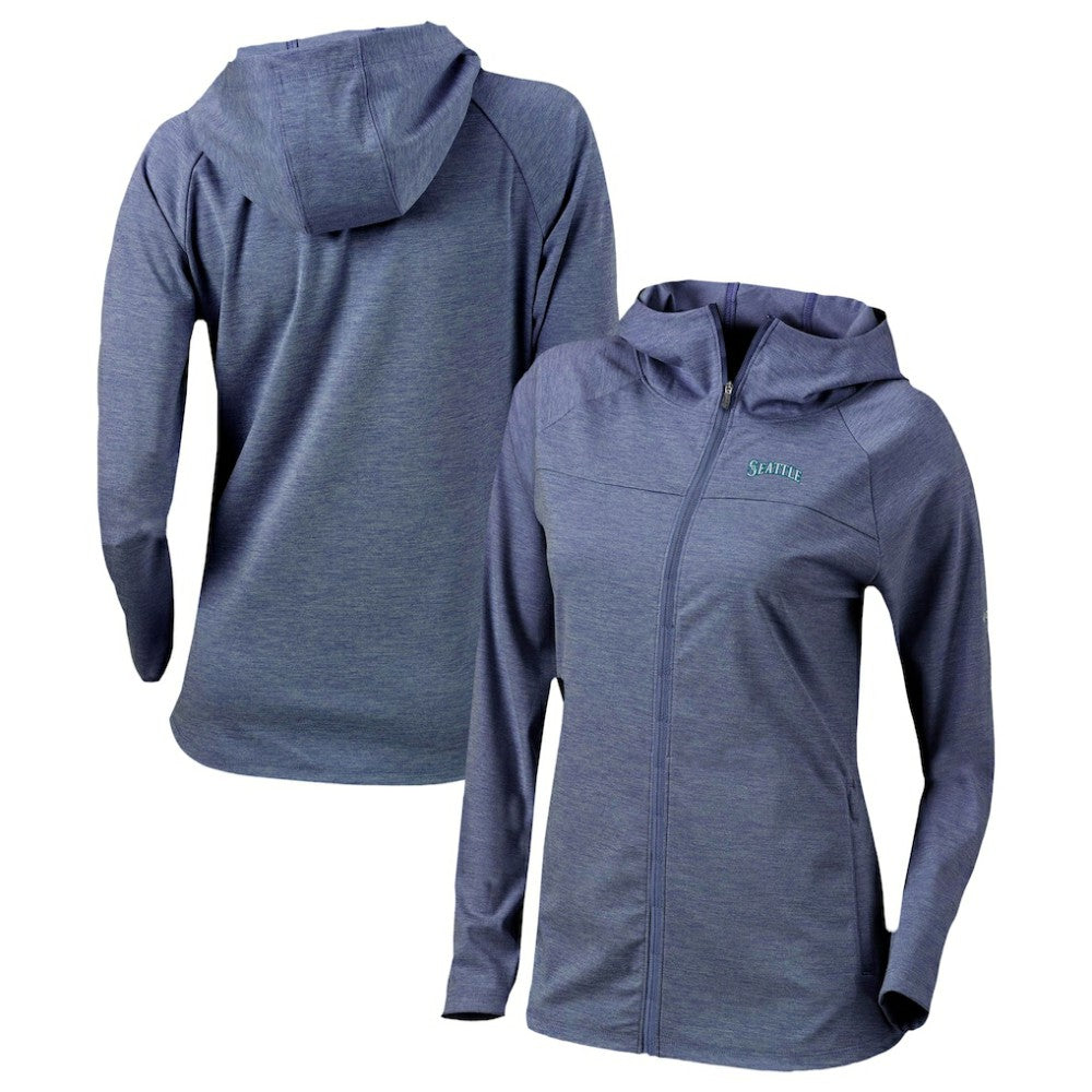 Seattle Mariners Columbia Women's Half Shot Full-Zip Hoodie | MLB New