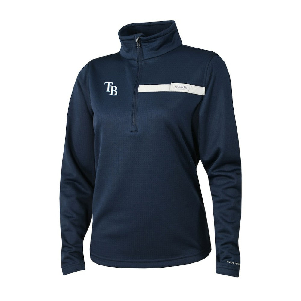 Tampa Bay Rays Columbia Women's Skiff Guide Fleece Half-Zip Pullover Jacket | MLB Near me