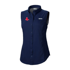 Boston Red Sox Columbia Women's Tamiami Sleeveless Shirt | MLB Online