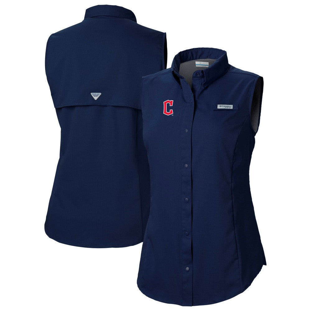 Cleveland Guardians Columbia Women's Tamiami Sleeveless Shirt | MLB Outlet
