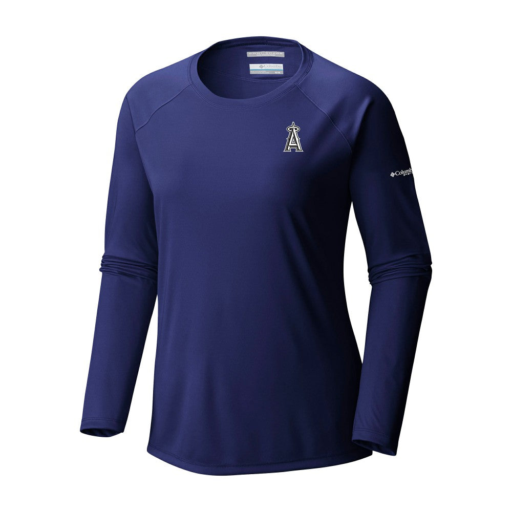Los Angeles Angels Columbia Tidal Tee II Long Sleeve T-Shirt | MLB New