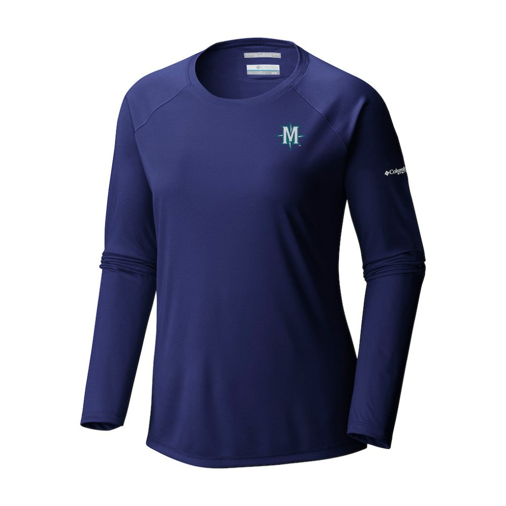 Seattle Mariners Columbia Tidal Tee II Long Sleeve T-Shirt | MLB Shop