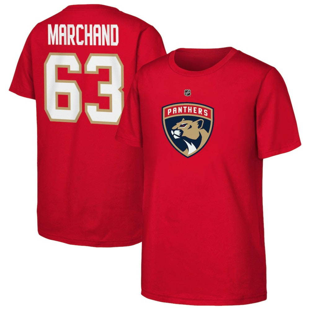 Brad Marchand Florida Panthers Youth Player Name & Number T-Shirt Online