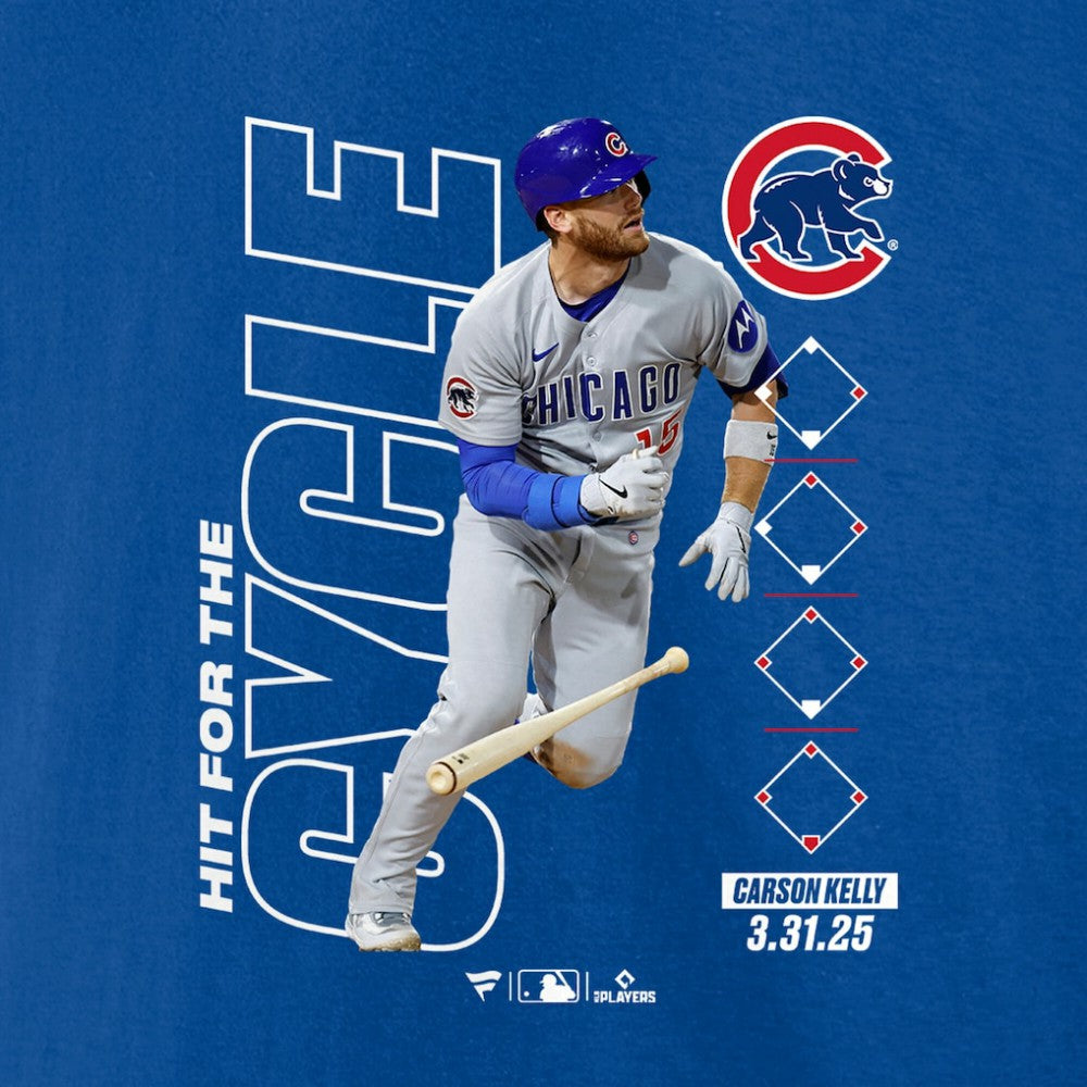 Carson Kelly Chicago Cubs Hit For The Cycle T-Shirt | MLB Discount