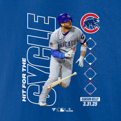 Carson Kelly Chicago Cubs Hit For The Cycle T-Shirt | MLB Discount
