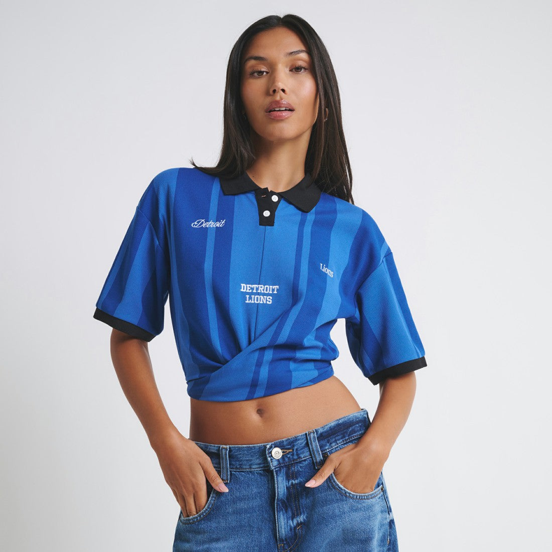 Detroit Lions  Off Season Women's Rugby T-Shirt