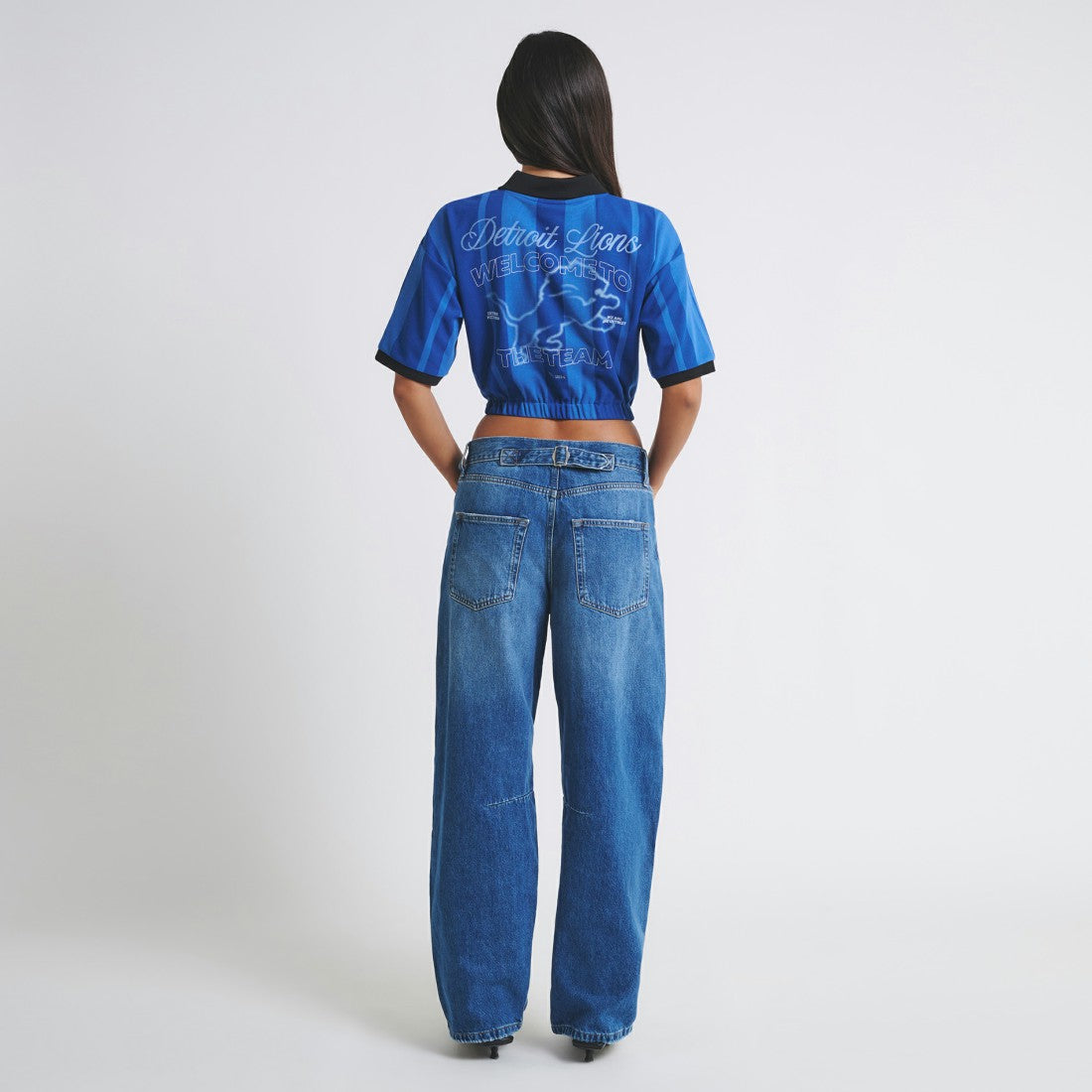 Detroit Lions  Off Season Women's Rugby T-Shirt