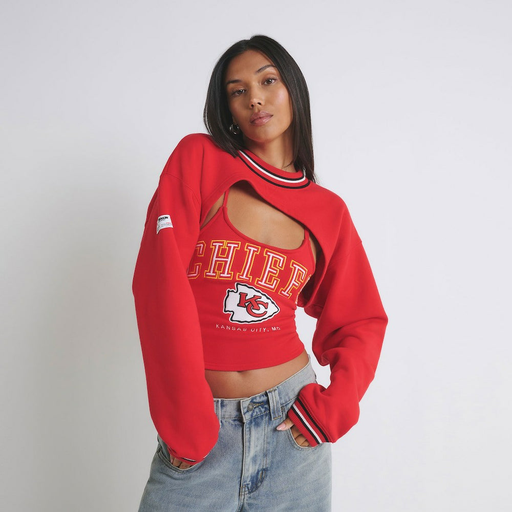 Kansas City Chiefs  Off Season Women's Fleece Shrug Cami