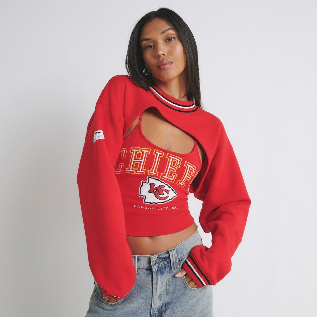 Kansas City Chiefs  Off Season Women's Fleece Shrug Cami