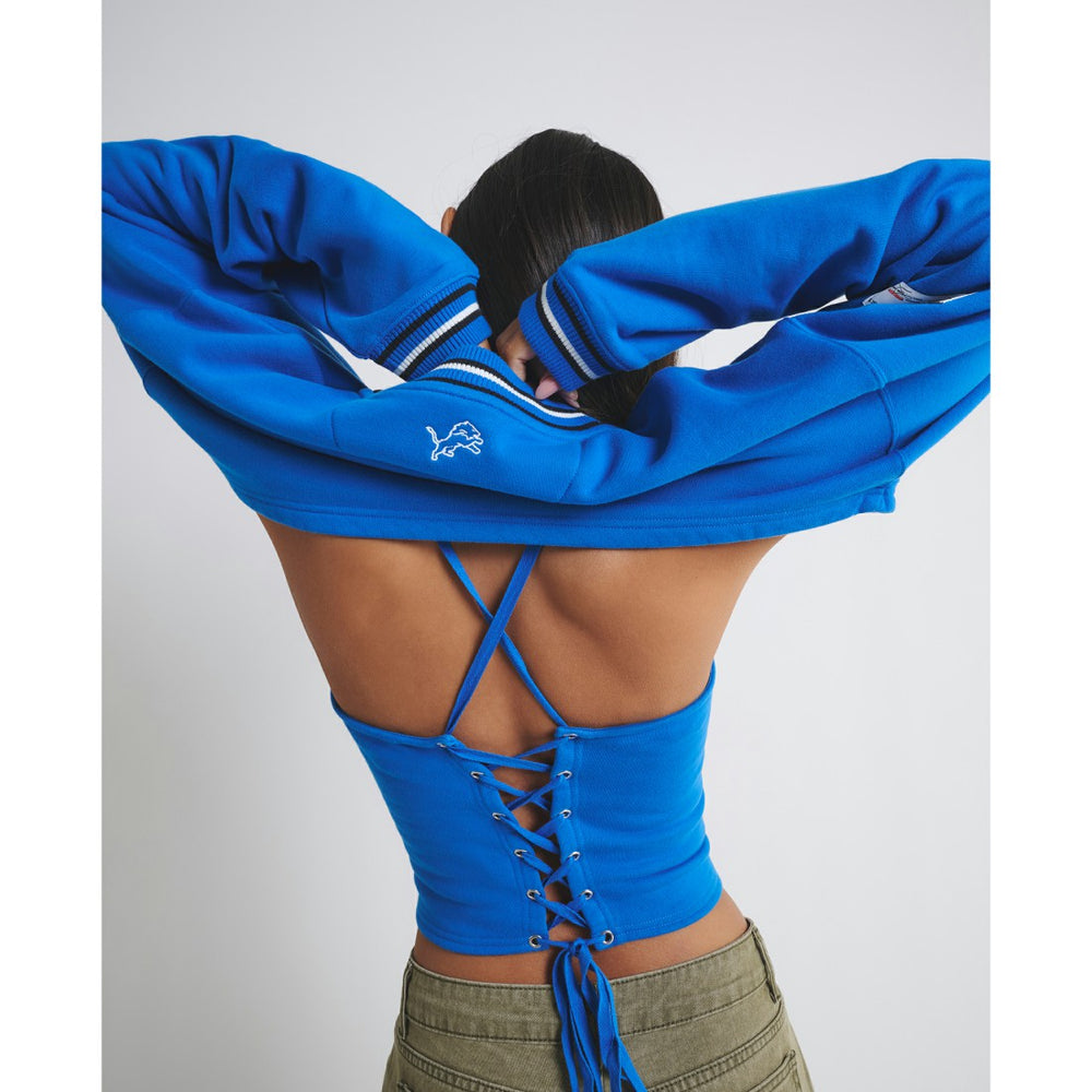 Detroit Lions  Off Season Women's Fleece Shrug Cami