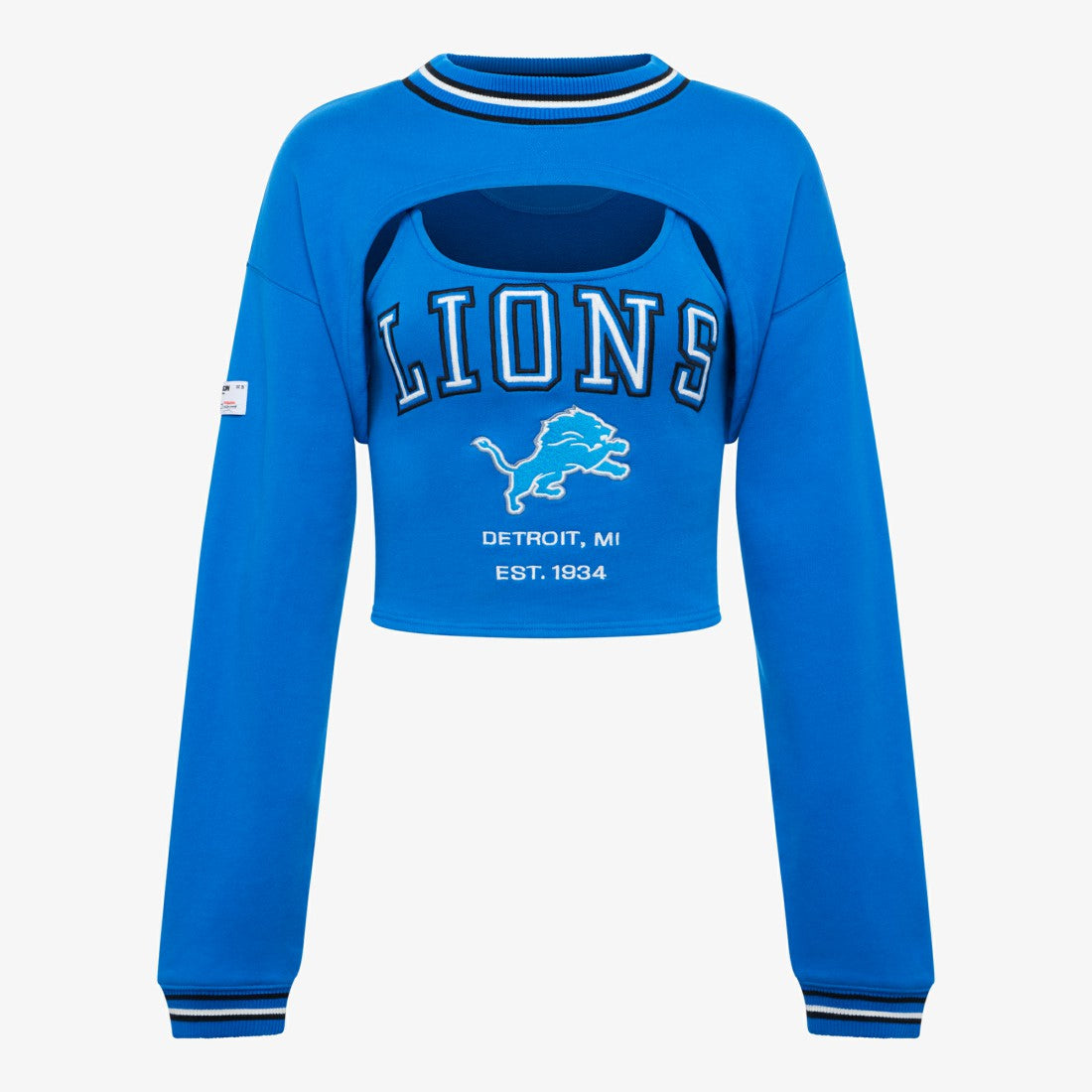 Detroit Lions  Off Season Women's Fleece Shrug Cami