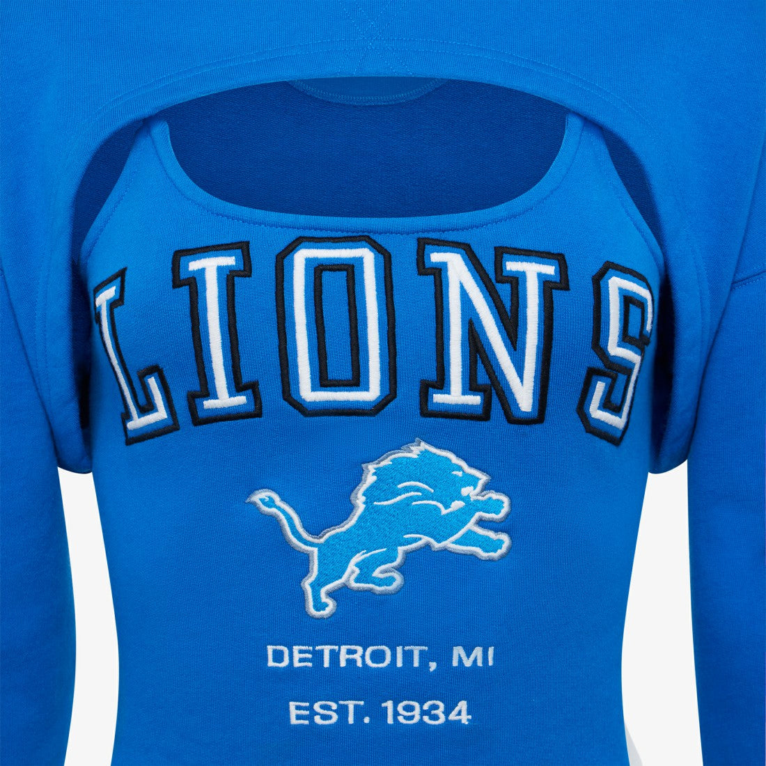 Detroit Lions  Off Season Women's Fleece Shrug Cami