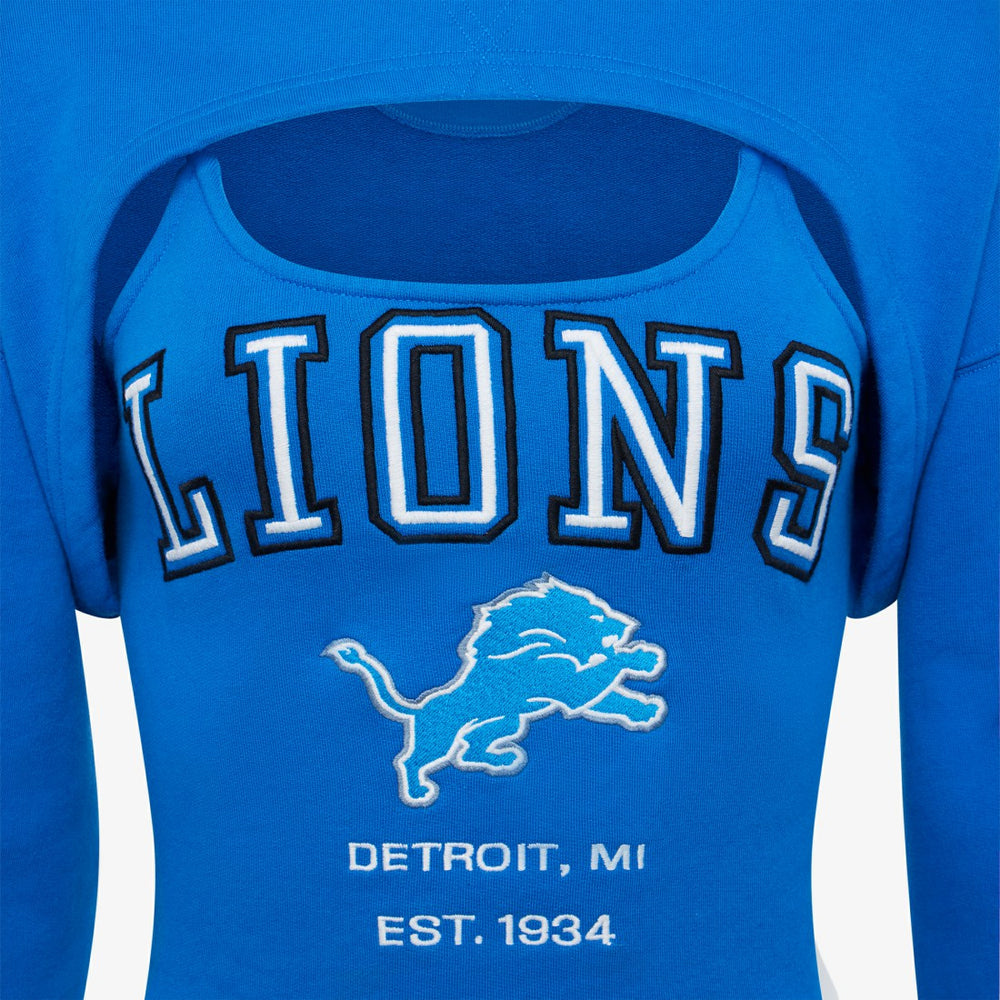 Detroit Lions  Off Season Women's Fleece Shrug Cami