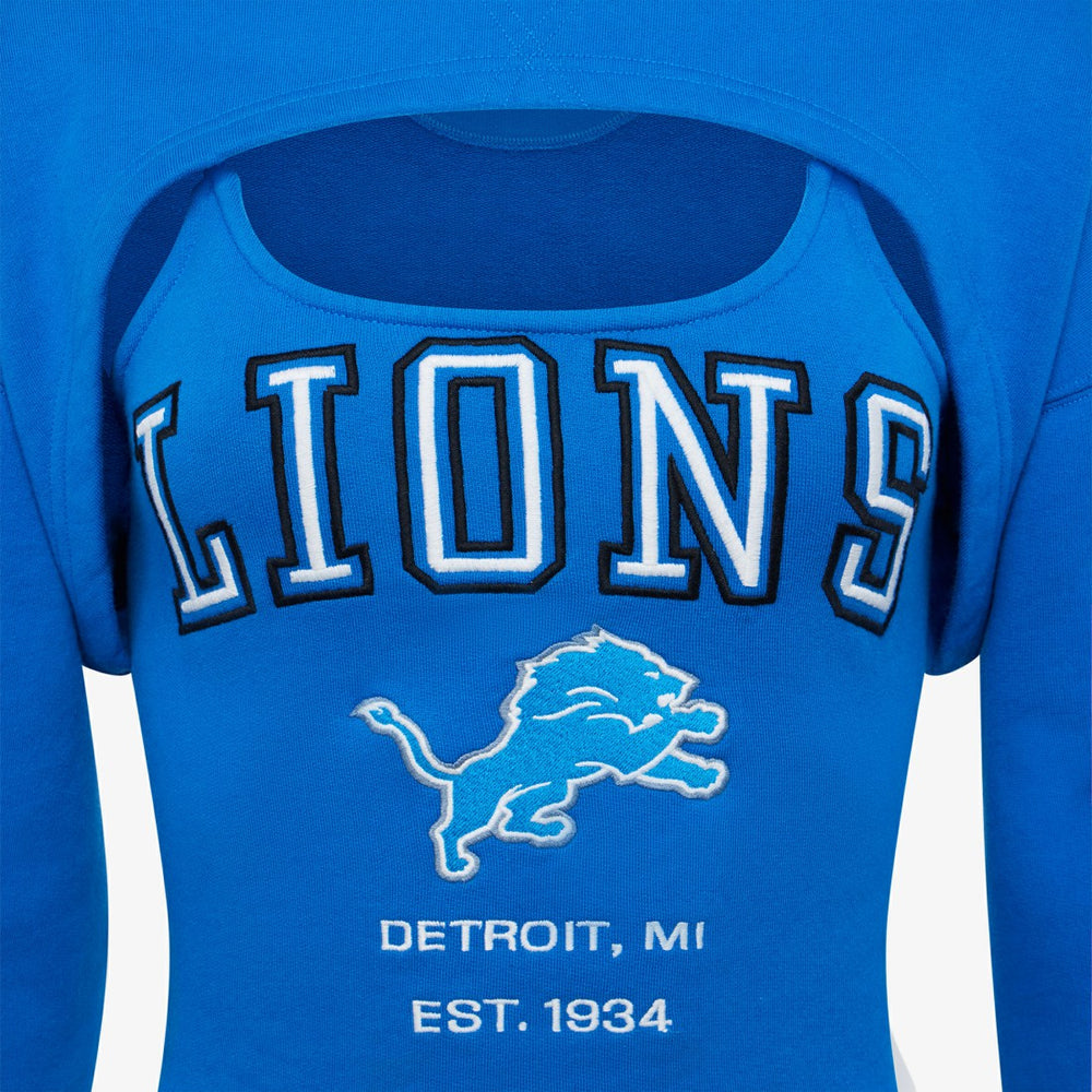 Detroit Lions  Off Season Women's Fleece Shrug Cami