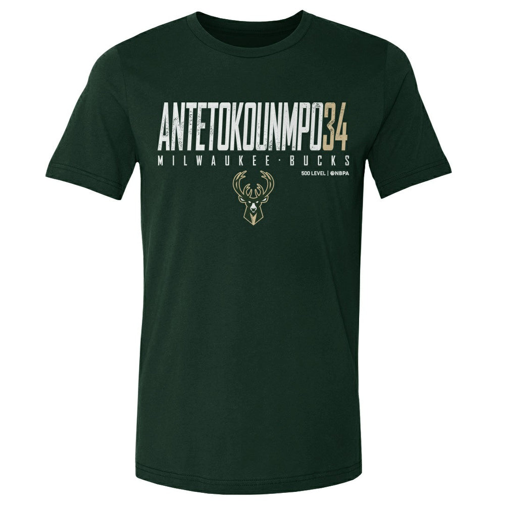Giannis Antetokounmpo Milwaukee Bucks 500 Level Women's Elite T-Shirt On Sale
