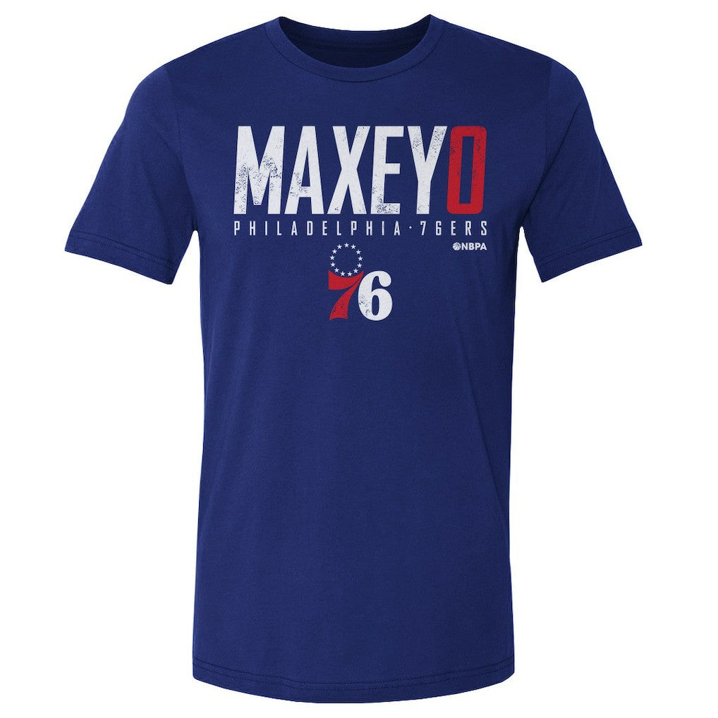 Tyrese Maxey Philadelphia 76ers 500 Level Elite T-Shirt New