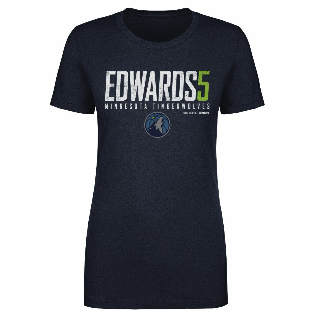Anthony Edwards Minnesota Timberwolves 500 Level Women's Elite T-Shirt On Sale