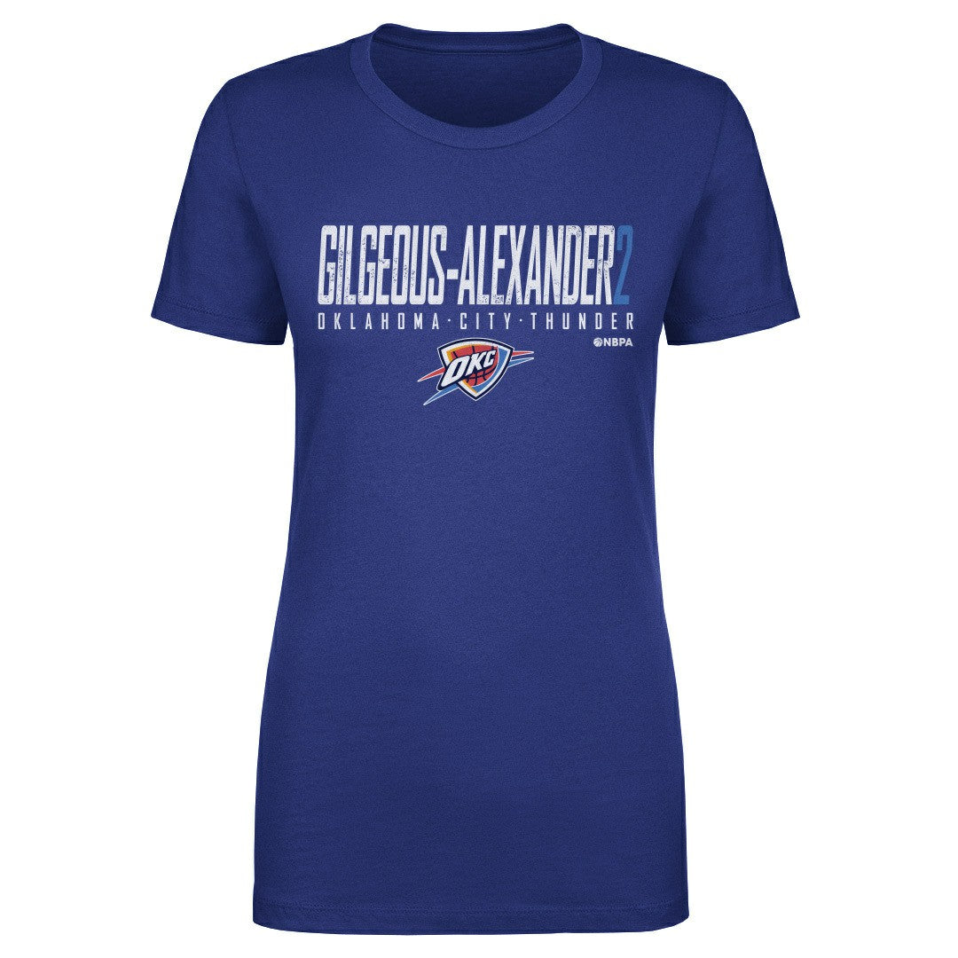 Shai Gilgeous-Alexander Oklahoma City Thunder 500 Level Women's Elite T-Shirt Discount