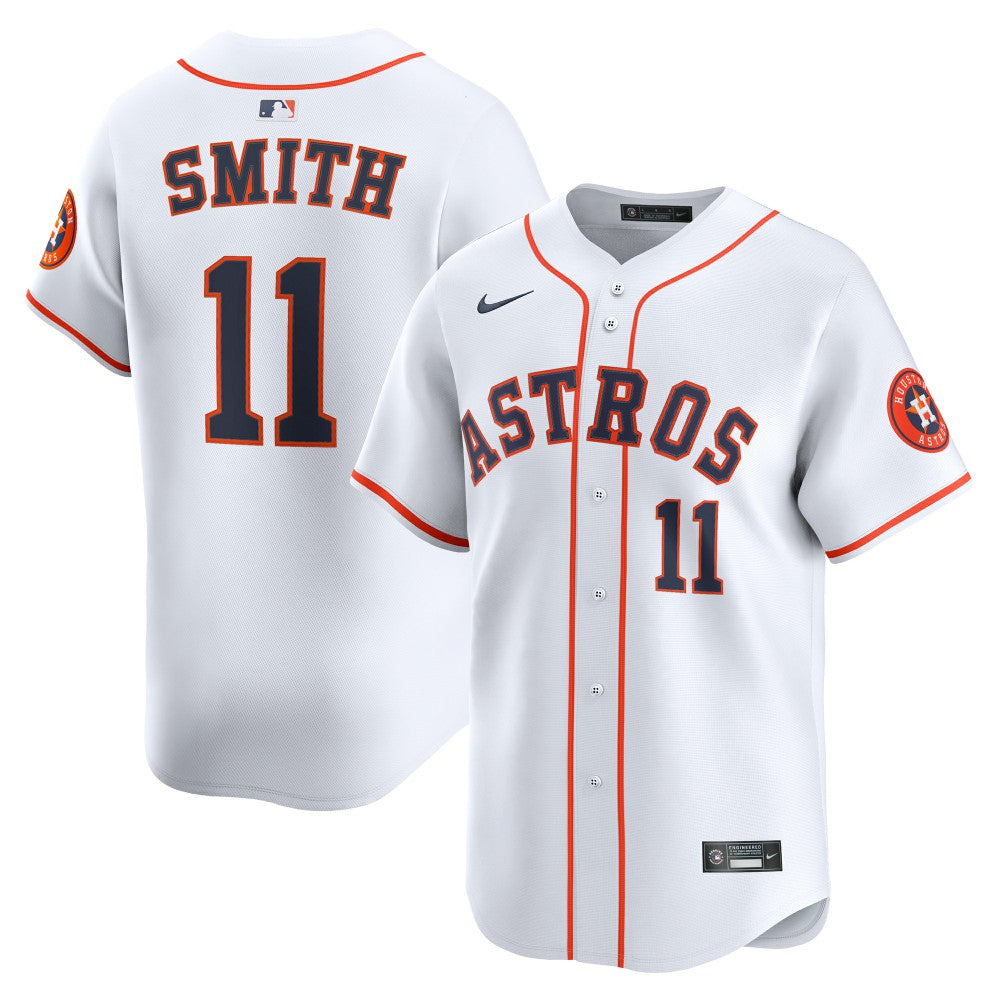 Cam Smith #11 Houston Astros Nike Home Limited Player Jersey | MLB Outlet