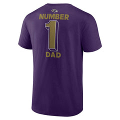 Baltimore Ravens  #1 Dad Jersey T-Shirt
