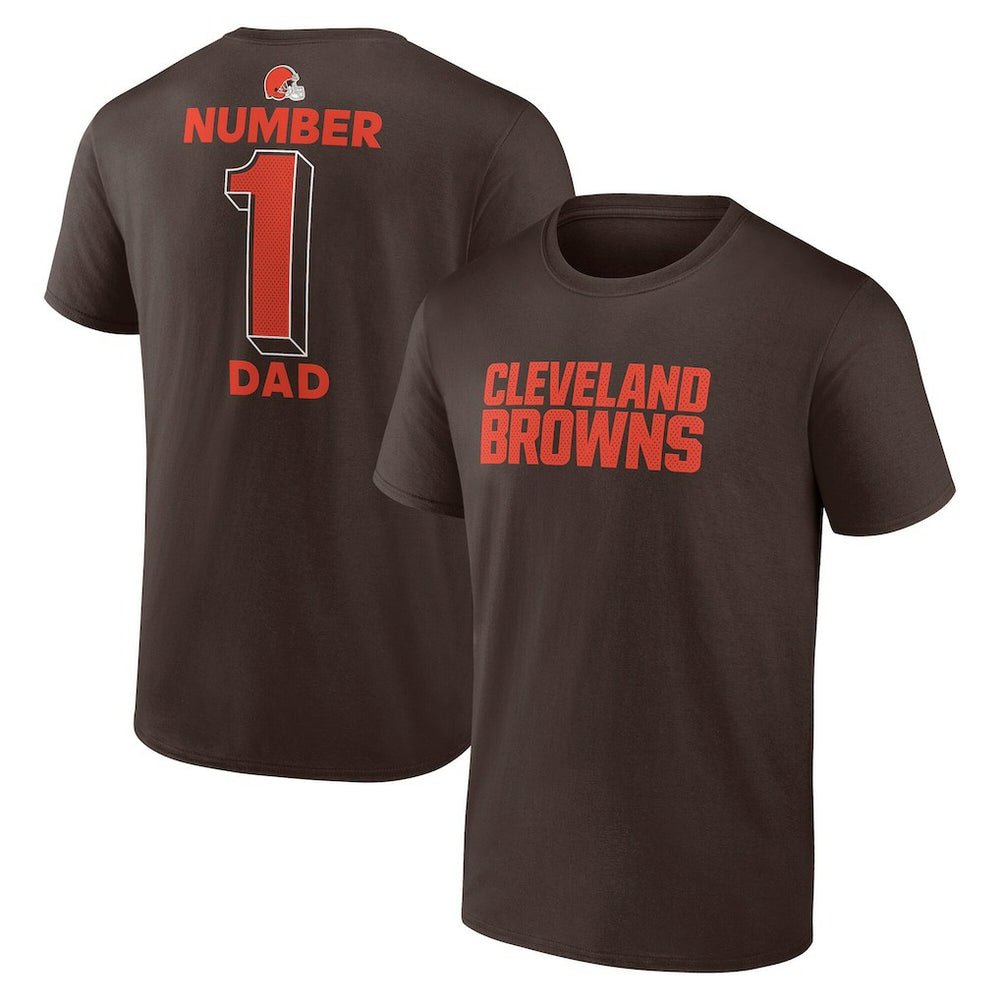 Cleveland Browns  #1 Dad Jersey T-Shirt