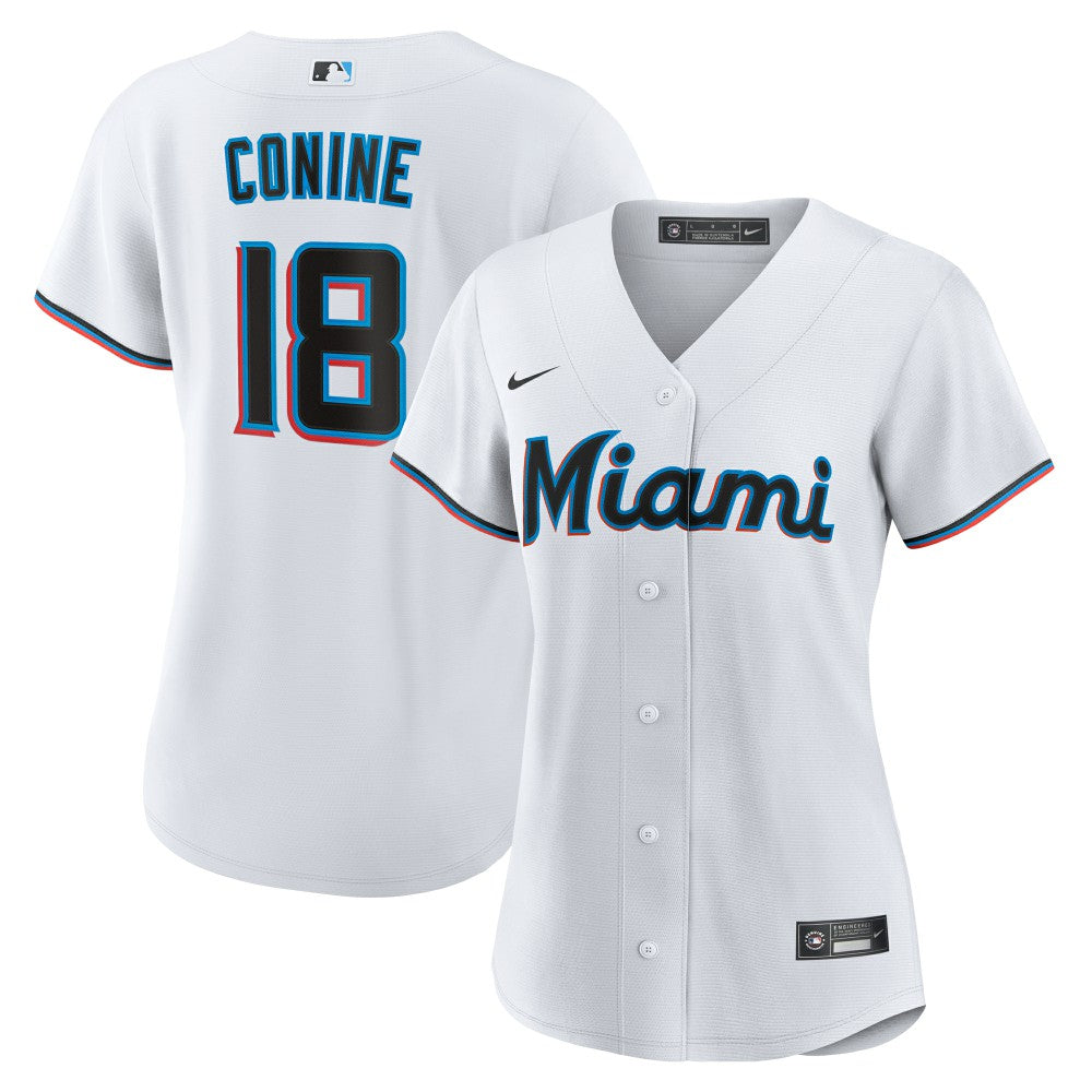Griffin Conine Miami Marlins Nike Women's Home Replica Jersey | MLB Shop
