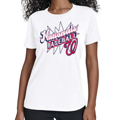 Washington Nationals Starter Women's Drive-In T-Shirt | MLB Discount
