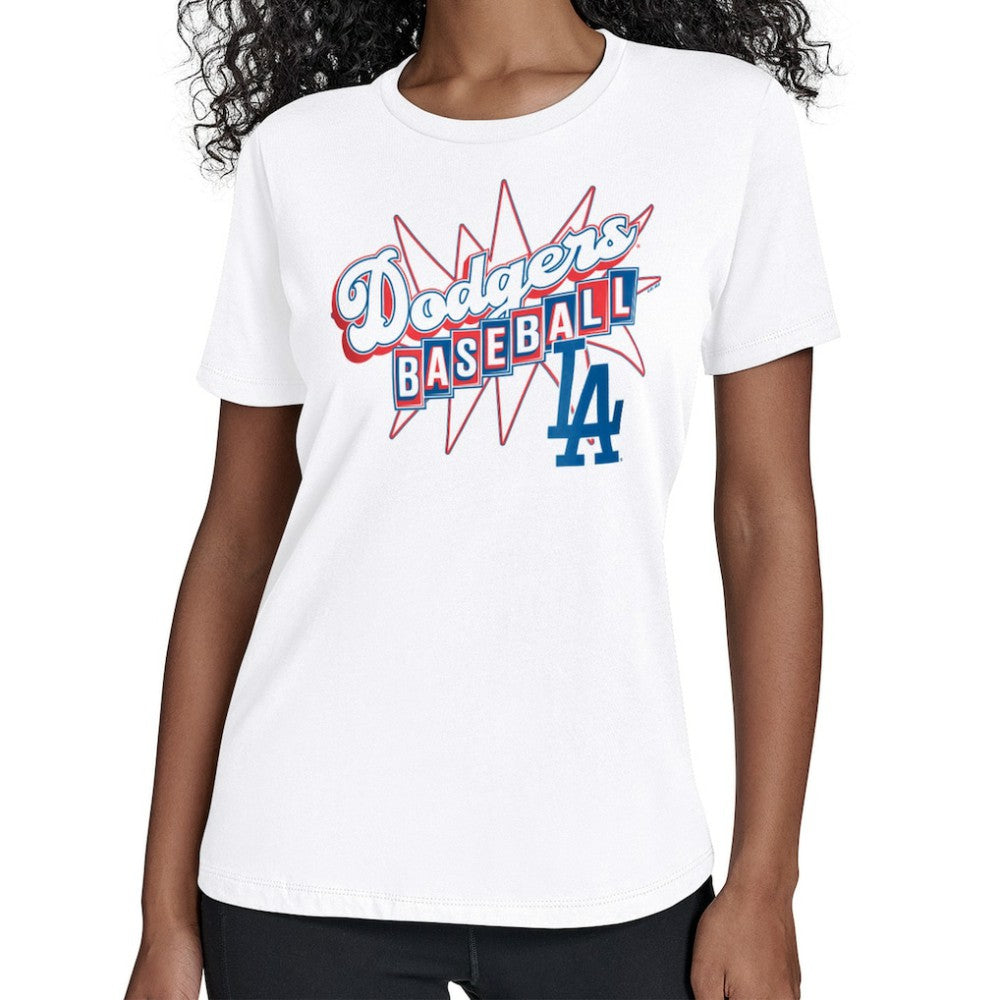 Los Angeles Dodgers Starter Women's Drive-In T-Shirt | MLB Outlet