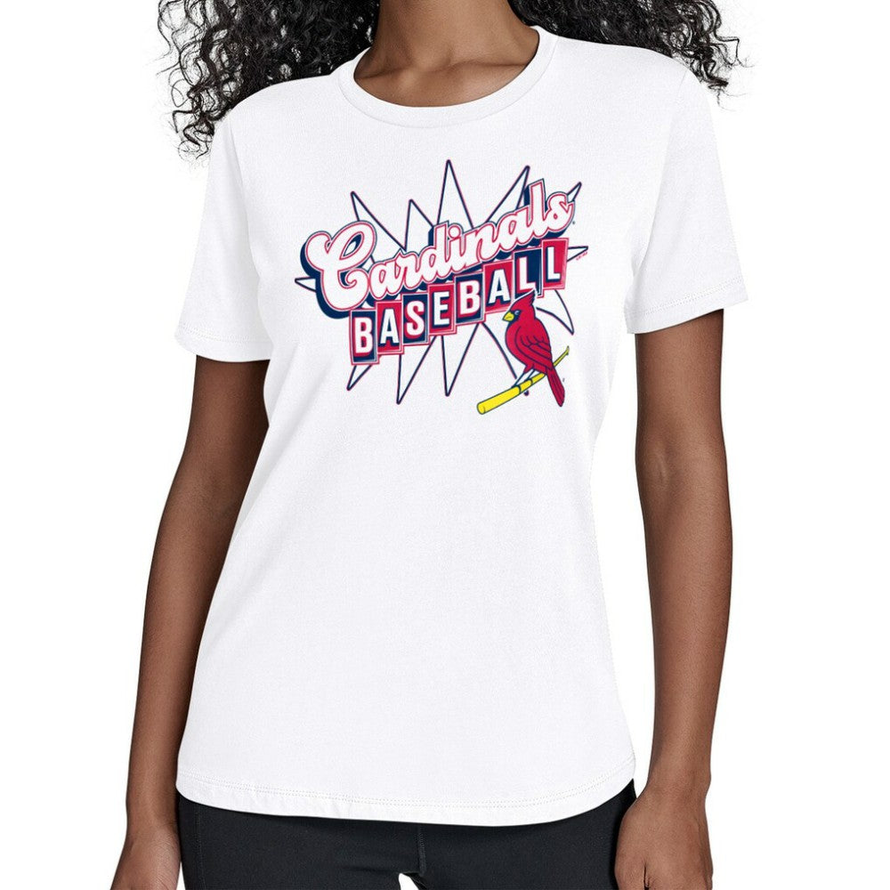 St. Louis Cardinals Starter Women's Drive-In T-Shirt | MLB On Sale