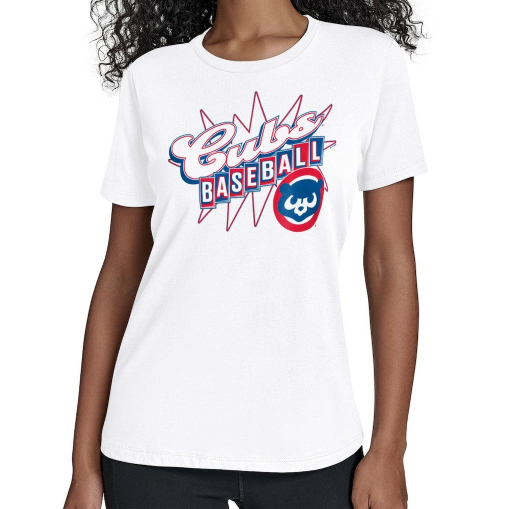Chicago Cubs Starter Women's Drive-In T-Shirt | MLB On Sale