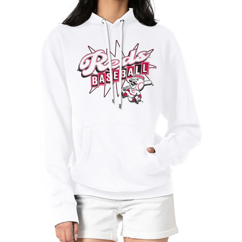 Cincinnati Reds Starter Women's Drive-In Pullover Hoodie | MLB Near me